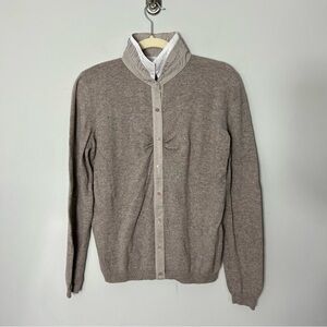 Women's Tan Cardigan Sweater